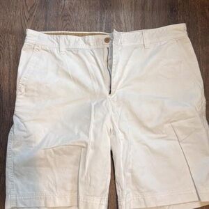 Izod Men's Tan Flat Front Shorts